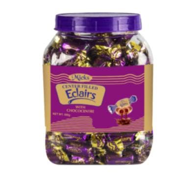 MICKS CENTER FILLED ECLAIRS JAR 500G