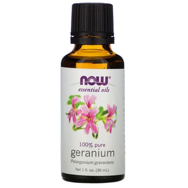 NOW ESSENTIAL OILS 100% GERANIUM 30ML