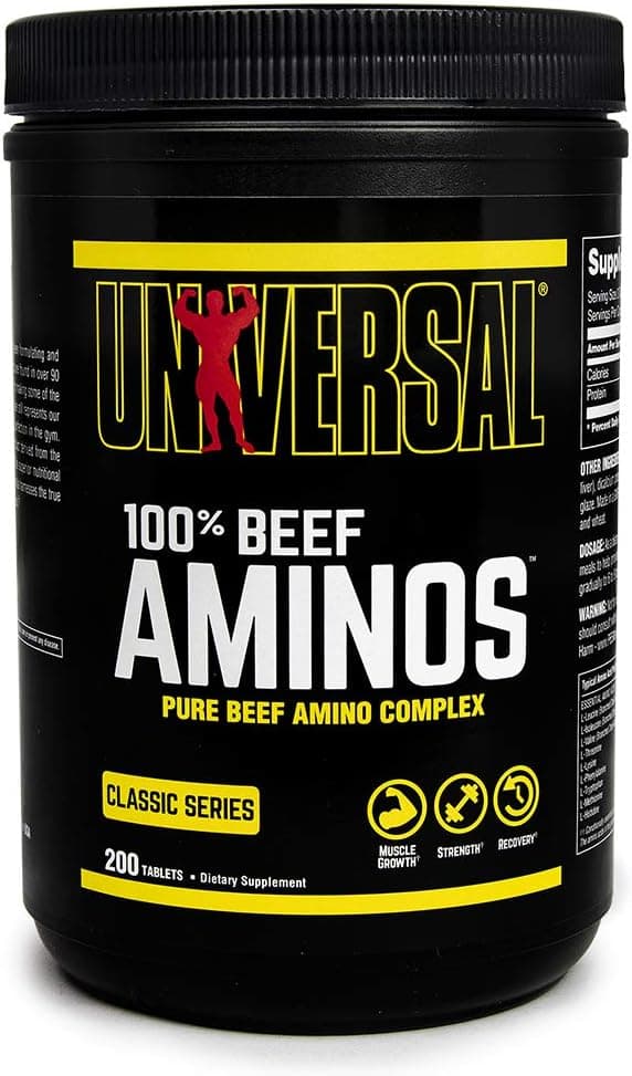UNIVERSAL NUTRITION 100% BEEF AMINOS X 200 TABS