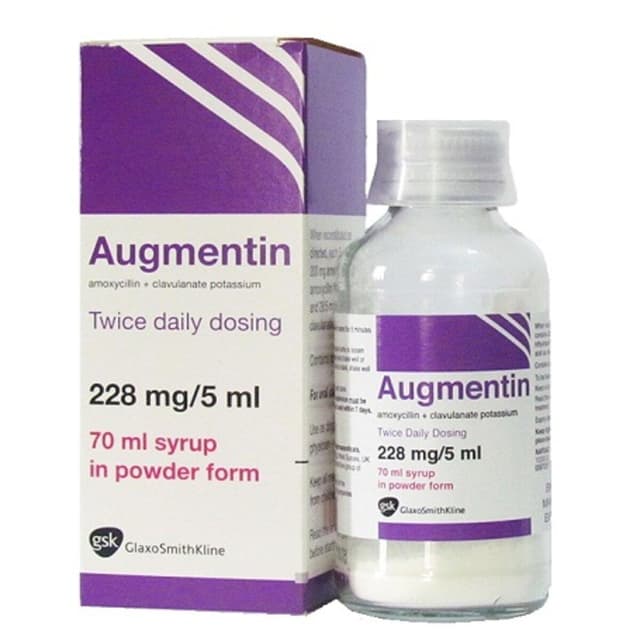AUGMENTIN SUSPENSION 228MG/5ML