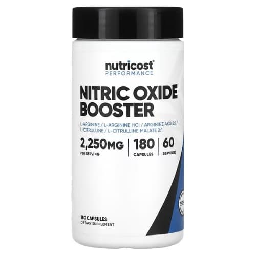 Nutricost Nitric Oxide booster 2250mg 180 capsules