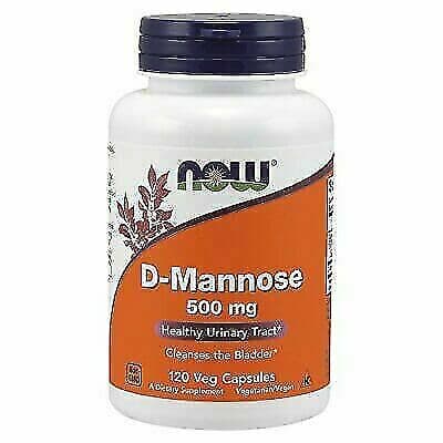 Now D-Mannose Urinary support 500mg 60 capsules