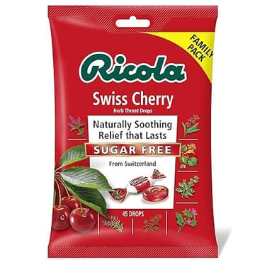 RICOLA SWISS CHERRY SUGAR FREE X 45 DROPS