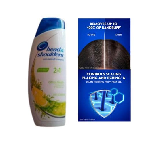 HEAD & SHOULDERS CITRUS FRESH ANTI-DANDRUFF SHAMPOO