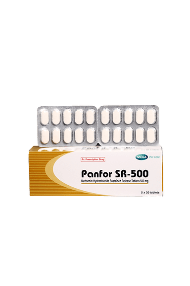 PANFOR SR-500MG 5 X 20 TAB