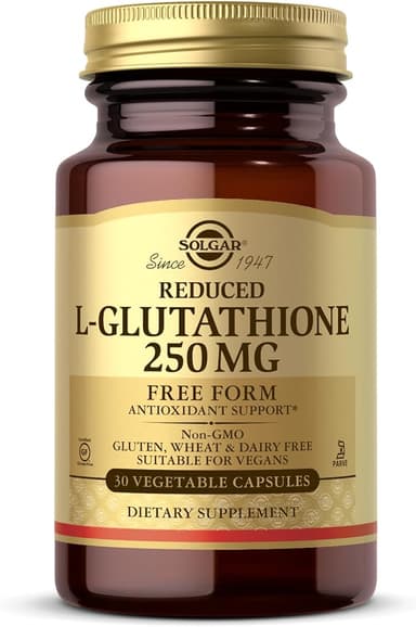 SOLGAR L-GLUTATHIONE 250MG X 30 VEG CAPS