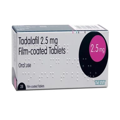 Teva Tadalafil 5mg tablets