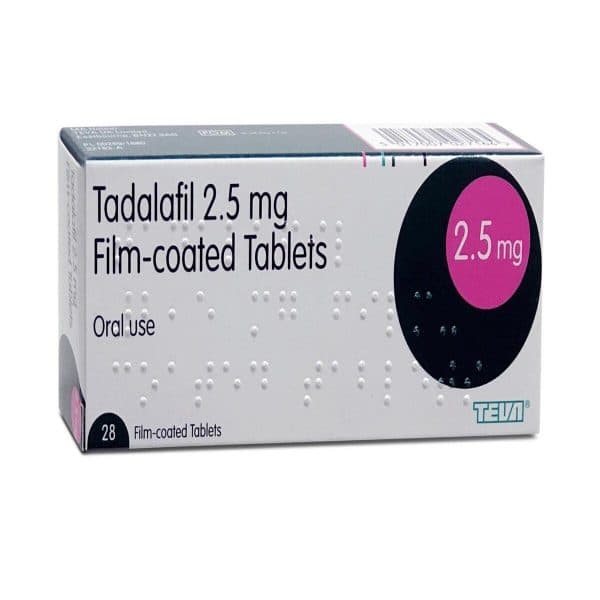 Teva Tadalafil 5mg tablets