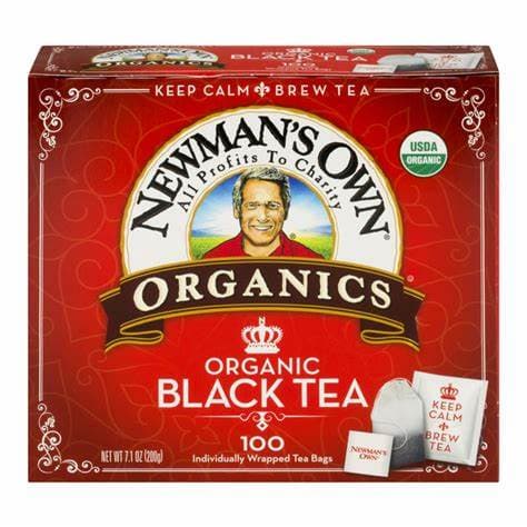 NEWMANS OWN ORGANIC BLACK TEA