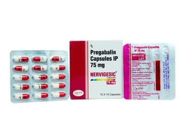 NERVIGESIC PREGABALIN 75MG X 150 CAPS