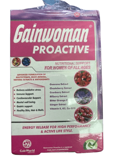 GAINWOMAN PROACTIVE X 30CAPS