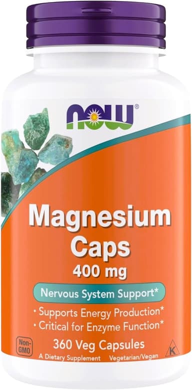 NOW FOODS MAGNESIUM CAPSULES 400MG CAPSULES BY 360