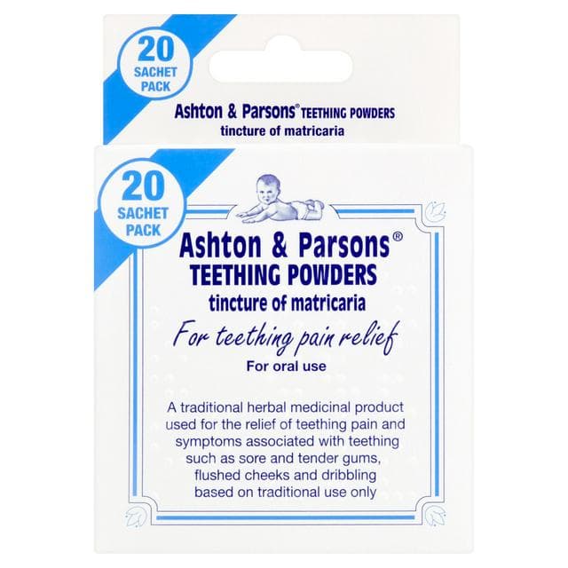 ASHTON TEETHING POWDER X 20 UK