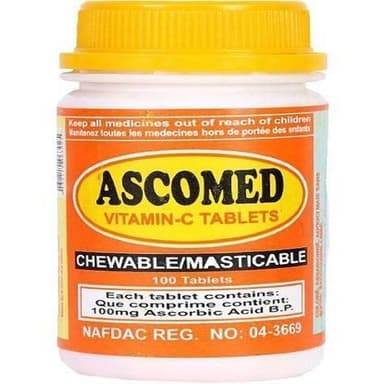 ASCOCHEW VIT C COLOURED TAB x100