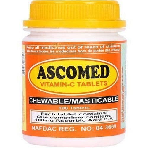 ASCOCHEW VIT C COLOURED TAB x100