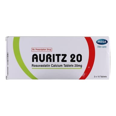 AURITZ ROSUVASTATIN 20MG X 30 TABS