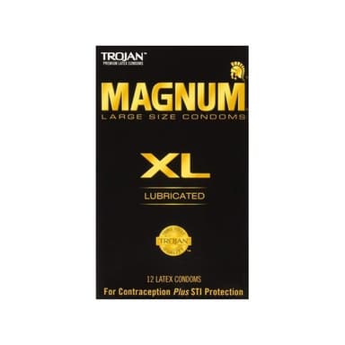 MAGNUM XL LUBRICATED CONDOMS