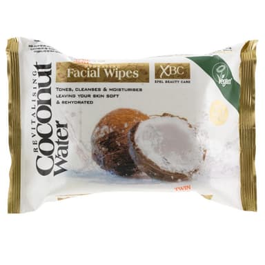 XBC COCONUT FACE WIPES TWIN PACK