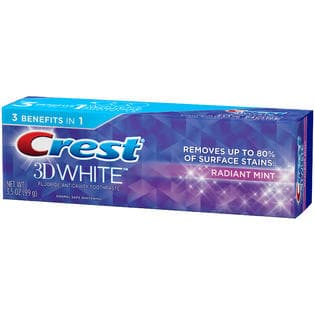 CREST 3D WHITE TOOTHPASTE(RADIANT MINT) 164G