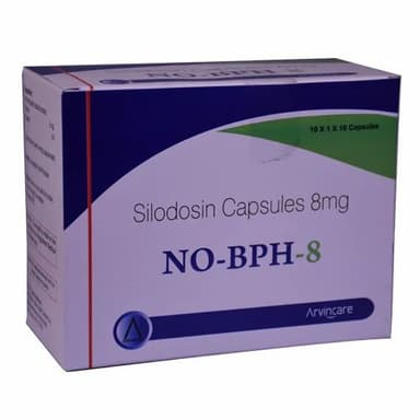 No-bph 8 silodosin 8mg 10 capsules pack