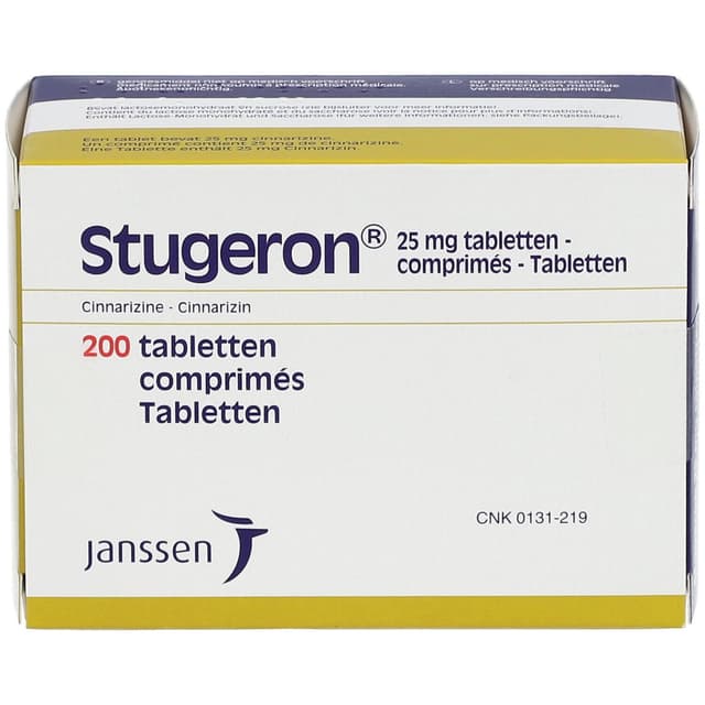 Stugeron 25mg sachet