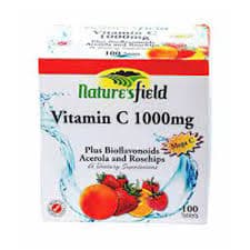 NATURES FIELD VITAMIN C 1000MG X SACHET