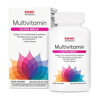 GNC WOMEN'S ULTRA MEGA MULTIVATIMIN 180 CAPLETS