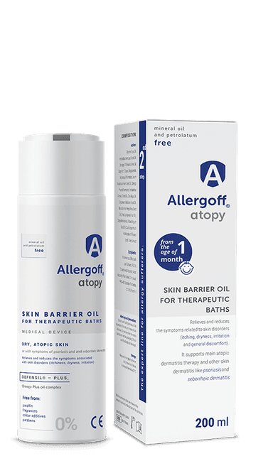 ALLERGOFF® SKIN BARRIER OIL FOR THERAPEUTIC BATHS 200ml
