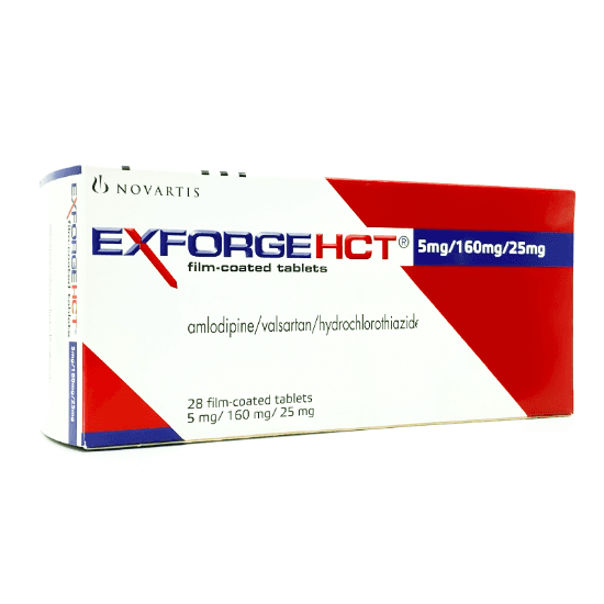 EXFORGE HCT 5/160/25MG X 28 TABS
