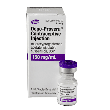 Depo-provera injection (per vial)