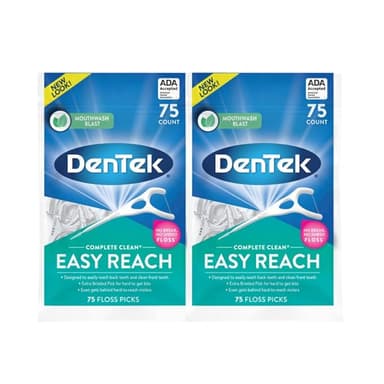 DENTEK COMPLETE CLEAN EASY REACH FLOSS X 75 PCS