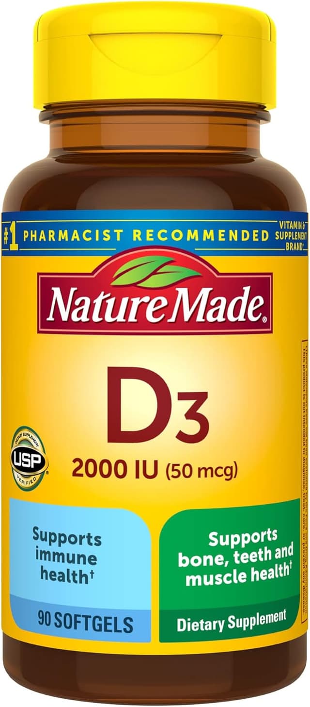 NATURE MADE VITAMIN D3 2000IU X 90 SOFTGELS