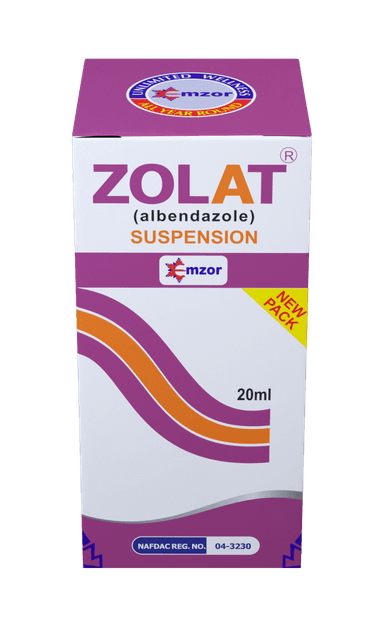 EMZOR ZOLAT SUSPENSION 20ML
