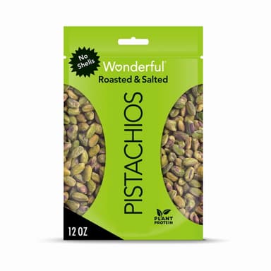 WONDERFUL ROASTED PISTACHIOSE - NO SHELL