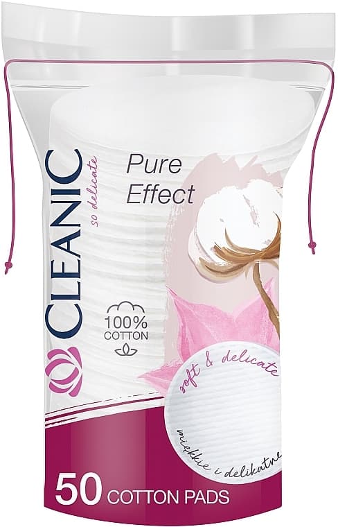 CLEANIC PURE EFFECTIVE PADS BY 50