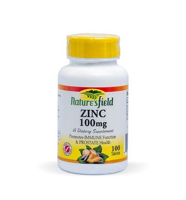 NATURE'S FIELD ZINC 100MG X 100 TABS
