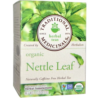 TRADITIONAL MEDICINALS ORGANIC NETTLE LEAF TEA-16 TEA BAGS