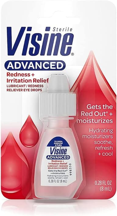 VISINE ADVANCE EYE  DROPS 8MLS