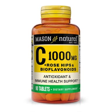 MASON C 1000MG PLUS ROSE HIPS X 90 TABLETS