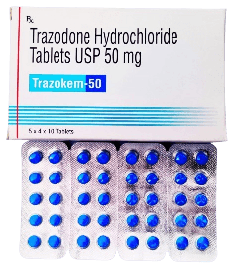 Bristol Trazodone 50mg 84 tablets pack