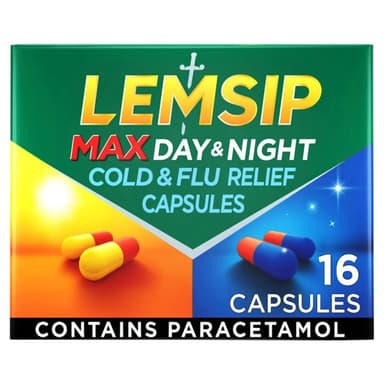 LEMSIP MAX DAY & NIGHT CAPSULES