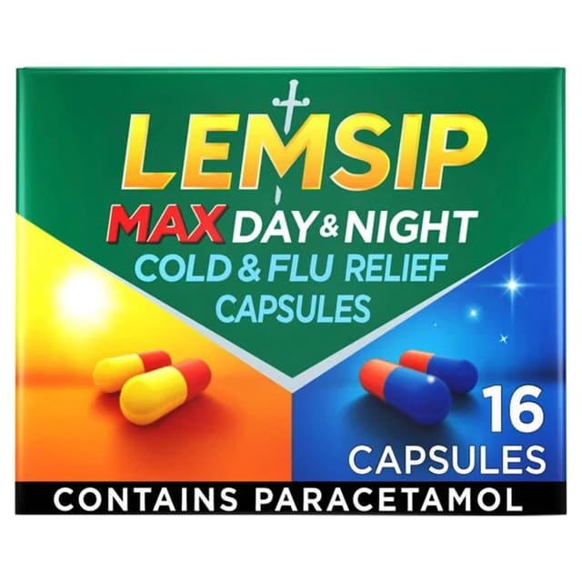 LEMSIP MAX DAY & NIGHT CAPSULES