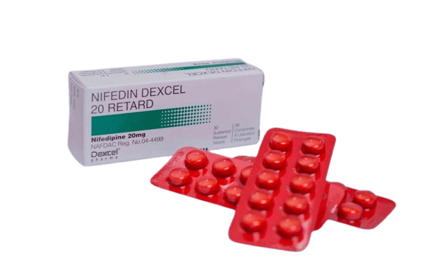 NIFEDIN DEXCEL RETARD 20MG * 30