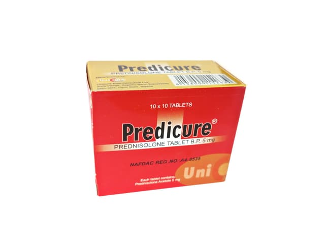 PREDICURE PREDNISOLONE 5MG 10 X 10 TAB