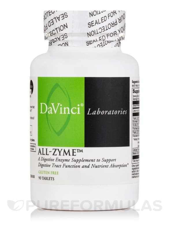 DAVINCI LABS ALL-ZYME BY 90 TABLETS