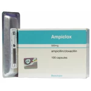 AMPICLOX BECHAM 500MG X 100 CAPS