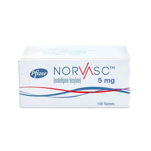 NORVASC 5MG X 100 TABS