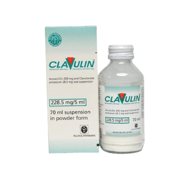 CLAVULIN SUSPENSION 228MG/5ML