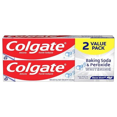 COLGATE BAKING SODA & PEROXIDE WHITENING TOOTHPASTE 340G
