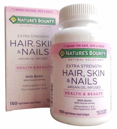 NATURE'S BOUNTY HAIR,SKIN & NAILS X 150 SOFTGELS